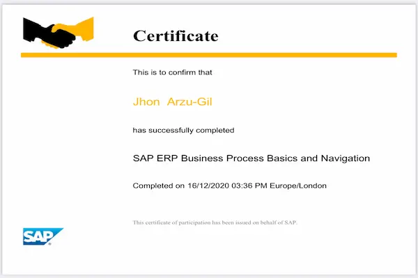SAP Analytics Cloud certification badge for analytics and reporting